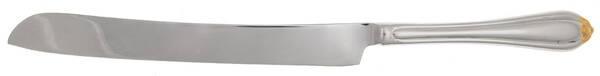 Golden Melon Bud (Stainless-Gold) Wedding Cake Knife with Stainless Blade HC