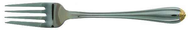 Golden Melon Bud (Stainless-Gold) Individual Salad Fork