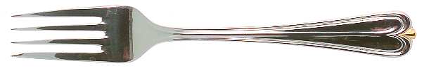 Golden Overture (Stainless, Gold Accent) Individual Salad Fork