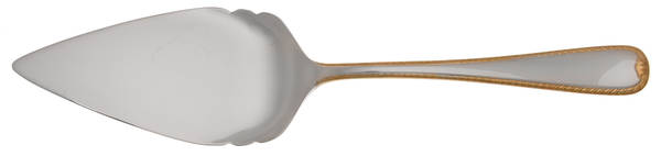 Golden Ribbon Edge (Stainless, Gold Accent) All Stainless Pie Server