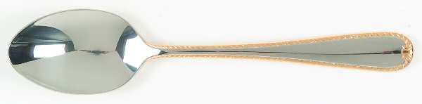 Golden Ribbon Edge (Stainless, Gold Accent) Place/Oval Soup Spoon