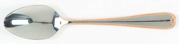 Golden Ribbon Edge (Stainless, Gold Accent) Teaspoon