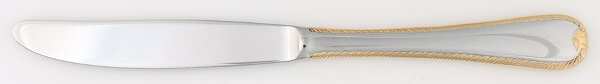 Golden Ribbon Edge (Stainless, Gold Accent) Modern Solid Knife