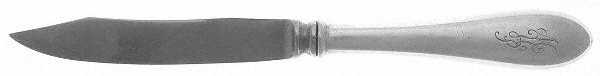 Gorham-Plain (Sterling, 1933) Individual Fruit Knife with Stainless Blade