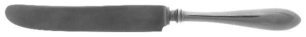 Gorham-Plain (Sterling, 1933) Old French Hollow Knife with Bolster