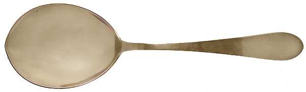Gorham-Plain (Sterling, 1933) Vegetable Serving Spoon (Solid)