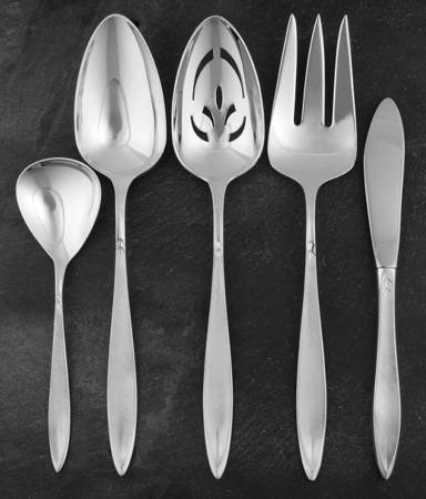 Gossamer (Sterling, 1965, No Monograms) 5 Piece Hostess Set