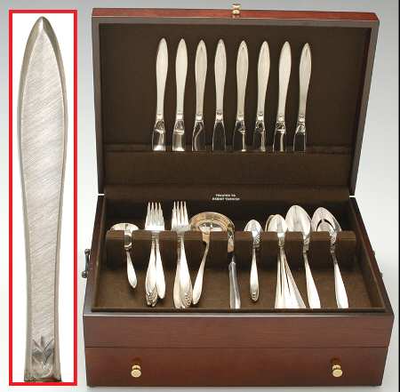Gossamer (Sterling, 1965, No Monograms) 46 Piece Set