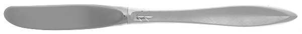 Gossamer (Sterling, 1965, No Monograms) Modern Hollow Butter Spreader (Stainless)