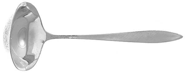Gossamer (Sterling, 1965, No Monograms) Solid Piece Cream Ladle