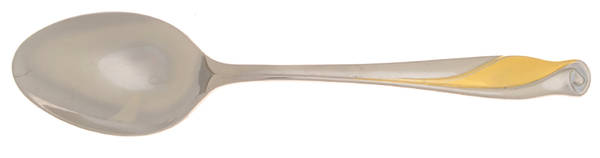 Golden Spring Bud (Stainless-Gold) Place/Oval Soup Spoon