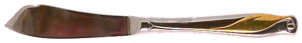Golden Spring Bud (Stainless-Gold) Hollow Handle Master Butter Knife