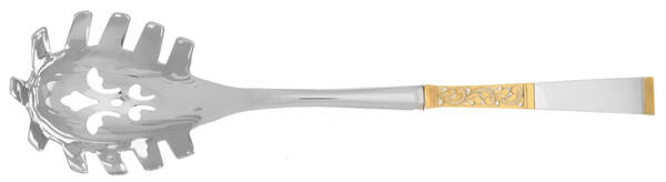 Golden Scroll (Sterling, 1977) Pasta Server with Stainless Bowl HC