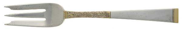 Golden Scroll (Sterling, 1977) Individual Salad Fork by Gorham Silver