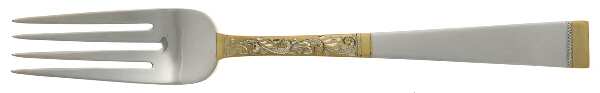 Golden Scroll (Sterling, 1977) Fork by Gorham Silver