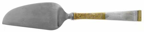 Golden Scroll (Sterling, 1977) Cheese Knife with Stainless Blade