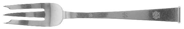 Golden Snowflake (Sterling, 1952) Individual Salad Fork