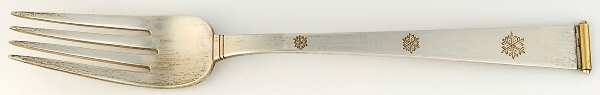 Golden Snowflake (Sterling, 1952) Fork