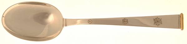 Golden Snowflake (Sterling, 1952) Dessert/Oval Soup Spoon