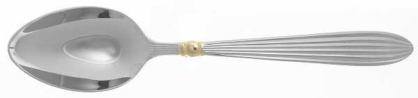 Golden Squire (Stainless, Gold Accent) Place/Oval Soup Spoon