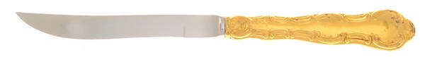 Golden Strasbourg (Sterling, Gold Vermeil) Individual Steak Knife w/Bevel Blade