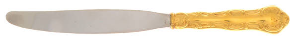 Golden Strasbourg (Sterling, Gold Vermeil) Modern Hollow Knife