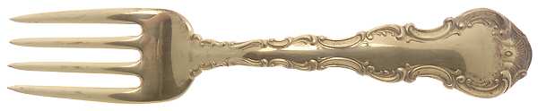 Golden Strasbourg (Sterling, Gold Vermeil) Baby Fork