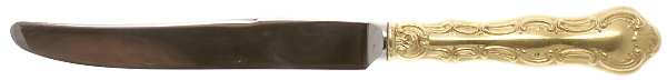 Golden Strasbourg (Sterling, Gold Vermeil) New French Hollow Knife