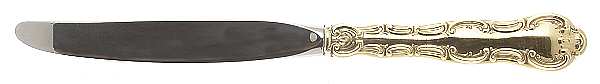 Golden Strasbourg (Sterling, Gold Vermeil) Modern Hollow Knife