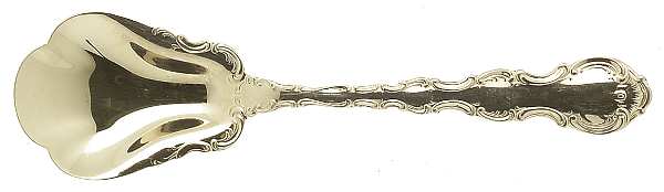 Golden Strasbourg (Sterling, Gold Vermeil) Sugar Shell Spoon
