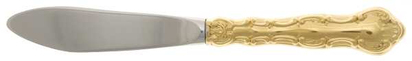 Golden Strasbourg (Sterling, Gold Vermeil) Hollow Handle Master Butter Knife