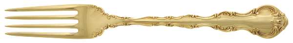 Golden Strasbourg (Sterling, Gold Vermeil) Place Size Fork