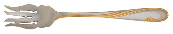 Golden Swirl (Stainless-Gold) Dessert Fork HC