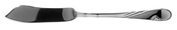 Golden Swirl (Stainless-Gold) Flat Handle Master Butter Knife by Gorham Silver