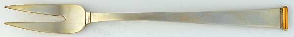 Gold Tip (Sterling, 1952) Short Handle Pickle/Olive Fork
