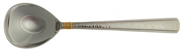 Golden Vista (Stainless, Gold Accent) Sugar Spoon
