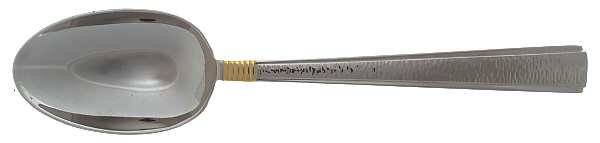 Golden Vista (Stainless, Gold Accent) Tablespoon (Serving Spoon)