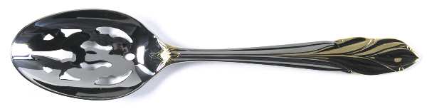 Golden Willow (Stainless) Pierced Tablespoon (Serving Spoon)