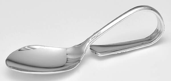 Greenbrier (Sterling, 1938, No Monos) Baby Spoon with Curved Handle HC