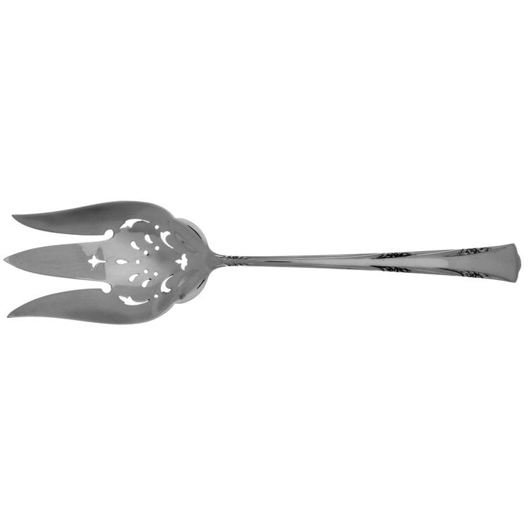 Greenbrier (Sterling, 1938, No Monos) Solid Salad Serving Fork