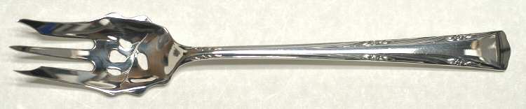 Greenbrier (Sterling, 1938, No Monos) Pickle Fork Pierced with Short Handle HC