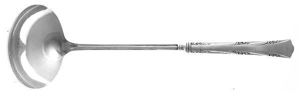 Greenbrier (Sterling, 1938, No Monos) Soup Ladle with Silverplate Bowl