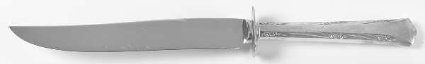 Greenbrier (Sterling, 1938, No Monos) Small Steak Carving Knife with Stainless Blade