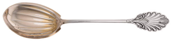 Grecian (Sterling, 1861) Coin Preserve Spoon