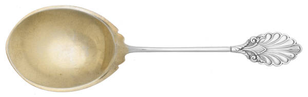 Grecian (Sterling, 1861) Coin Large Solid Berry/Cassserole Spoon