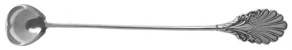 Grecian (Sterling, 1861) Coin Mustard Spoon