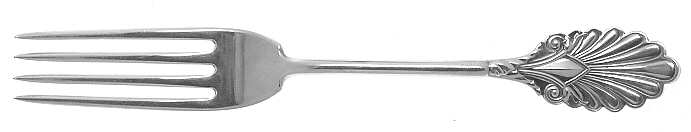 Grecian (Sterling, 1861) Coin Silver Fork
