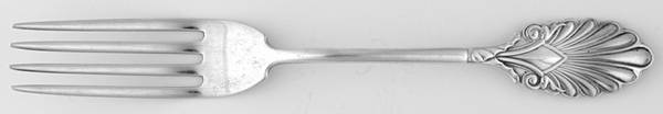 Grecian (Sterling, 1861) Monogram Fork