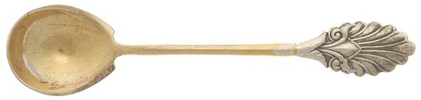 Grecian (Sterling, 1861) Master Salt Spoon