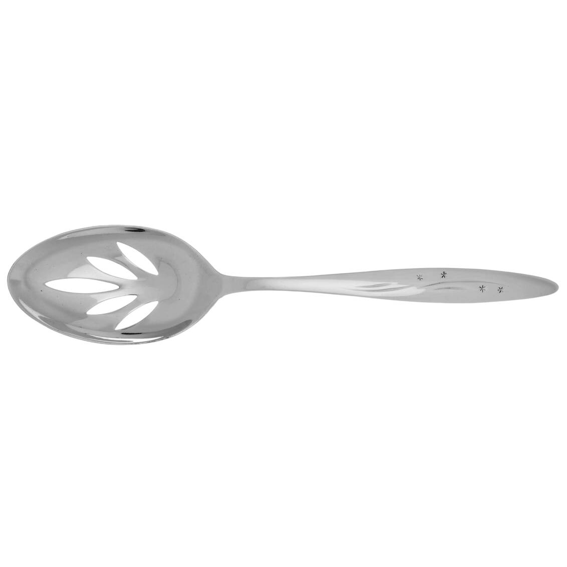 Guiding Star (Stainless) Pierced Tablespoon (Serving Spoon) by Gorham Silver